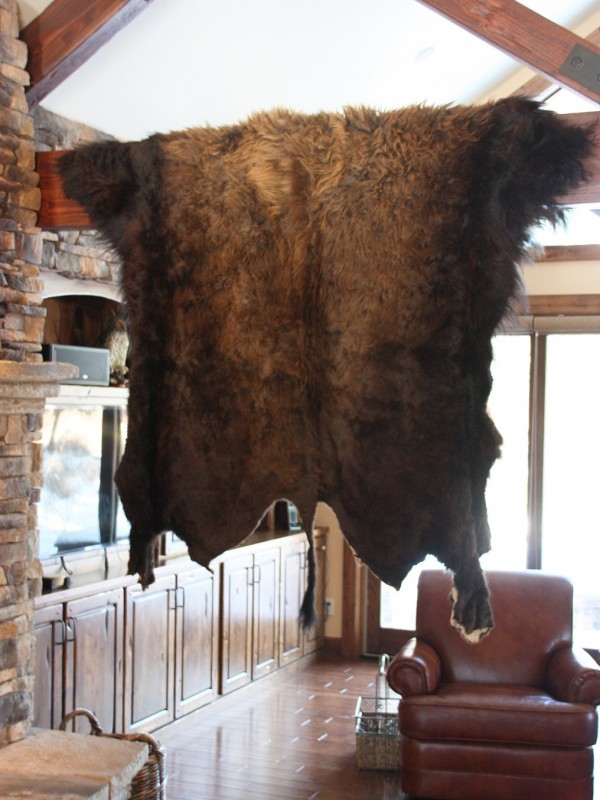 Buffalo Robes Hides Rugs, Buffalo Hide Rug